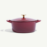 Round Enameled Cast Iron Dutch Oven