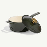 Enameled Cast Iron Saucepan