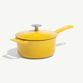 Enameled Cast Iron Saucepan