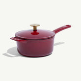 Enameled Cast Iron Saucepan