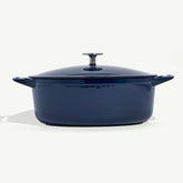 Oval Enameled Cast Iron Dutch Oven