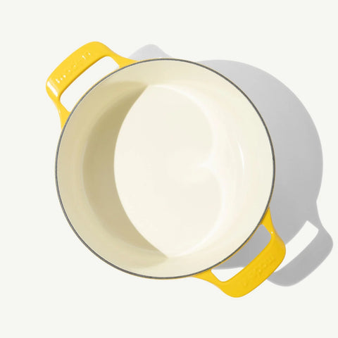 Round Enameled Cast Iron Dutch Oven