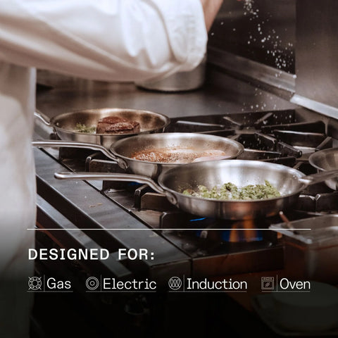 Stainless Clad Frying Pan
