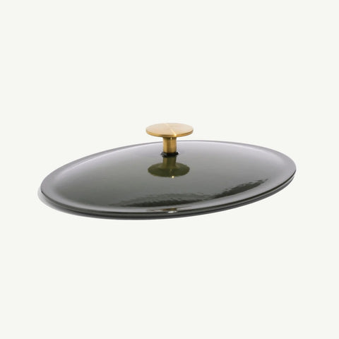 Oval Enameled Cast Iron Dutch Oven