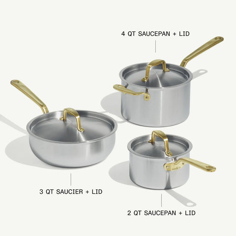 Stainless Saucepan Set