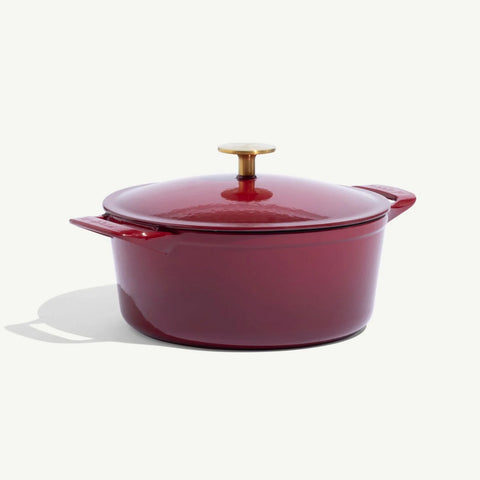 Round Enameled Cast Iron Dutch Oven