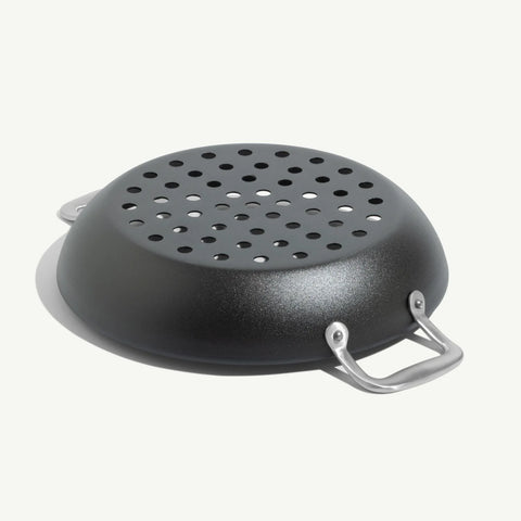 Seasoned Carbon Steel Grill Basket