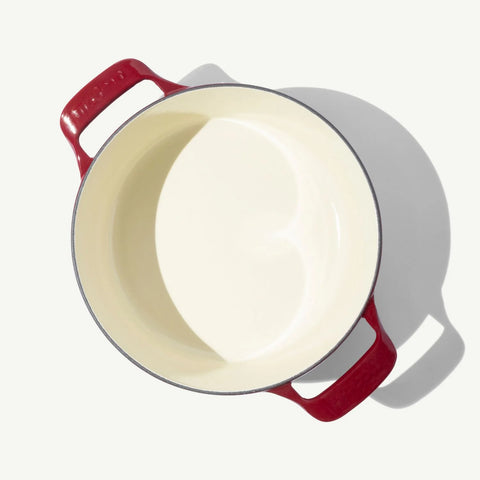 Round Enameled Cast Iron Dutch Oven