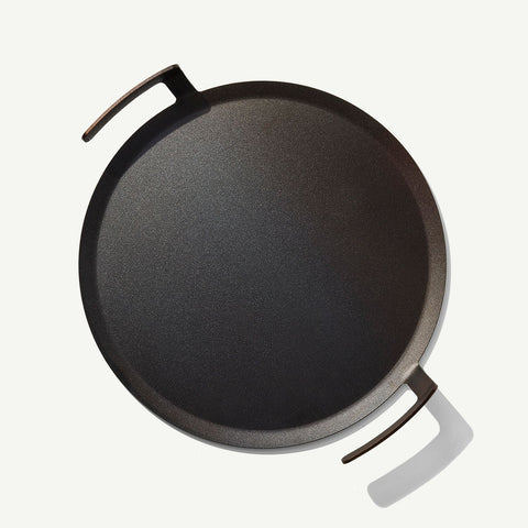 Round Carbon Steel Griddle Set