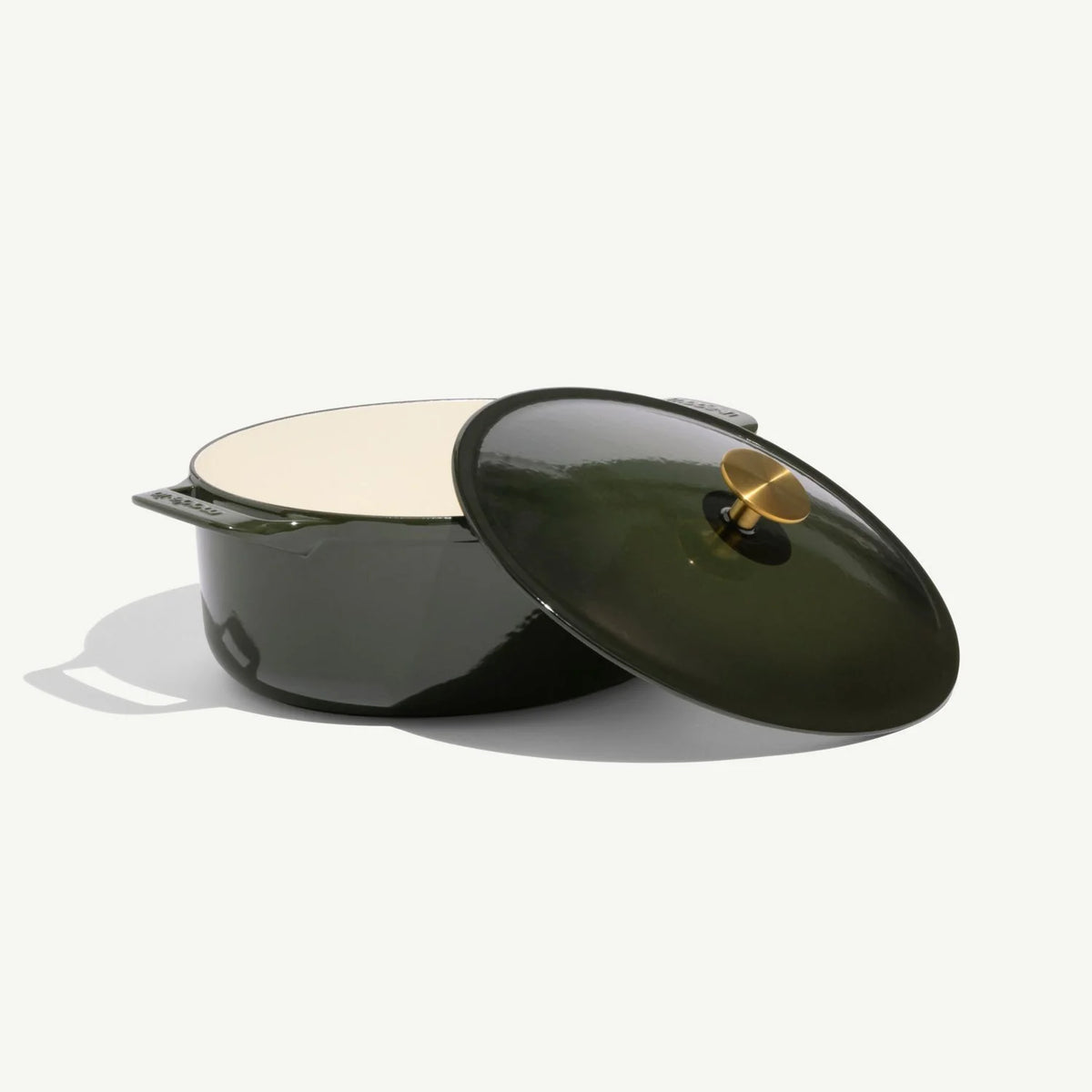 Oval Enameled Cast Iron Dutch Oven