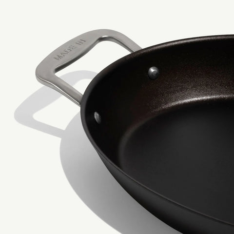 12" Seasoned Carbon Steel Gratin Dish