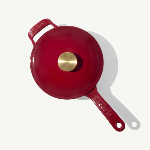 Enameled Cast Iron Saucepan