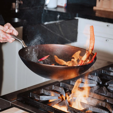 Seasoned Carbon Steel Wok