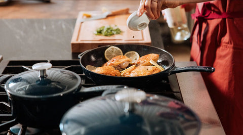Enameled Cast Iron Set