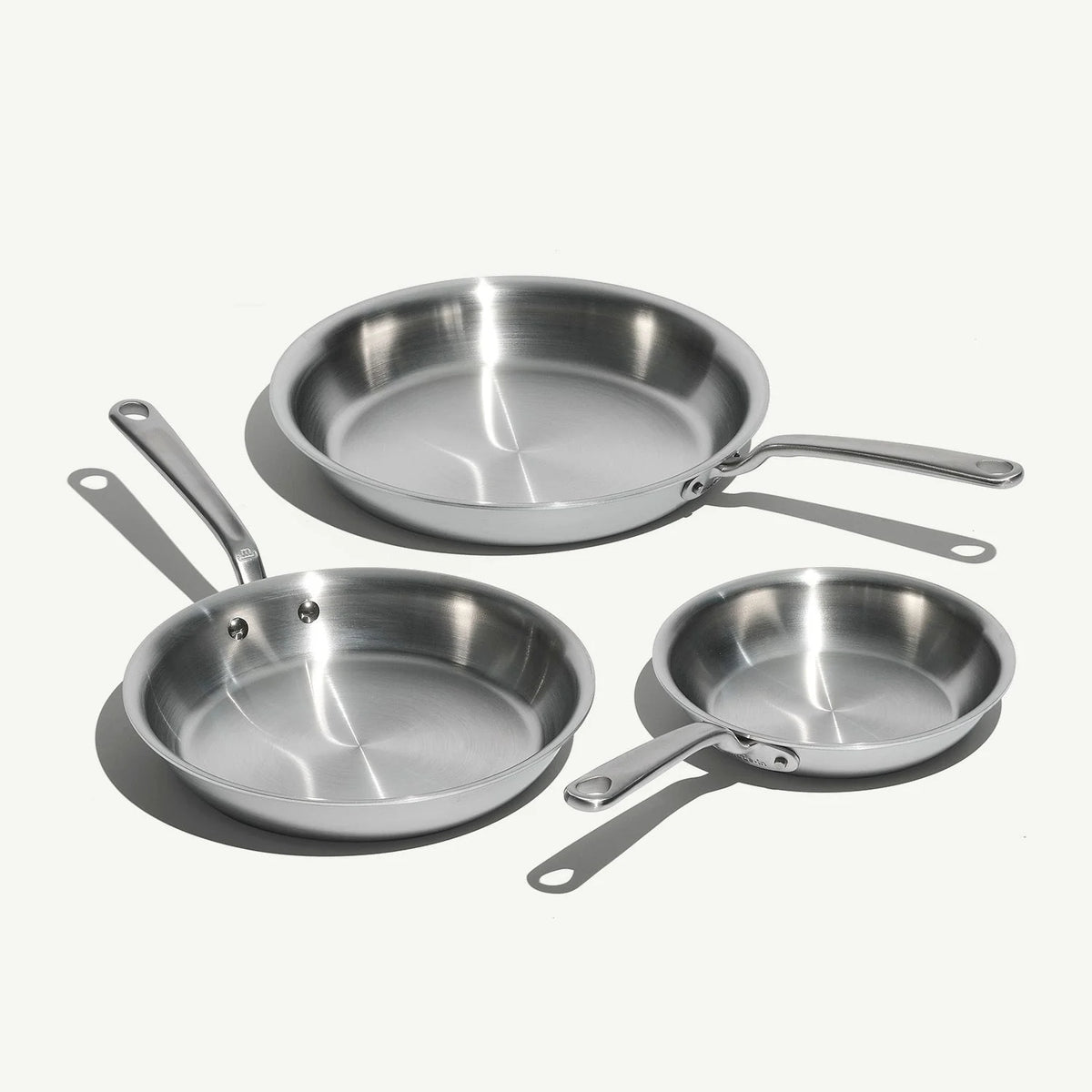Stainless Clad Frying Pan Set