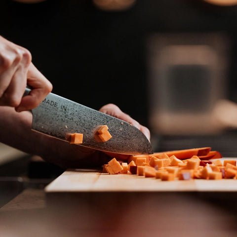 Japanese Damascus Steel Knife Set