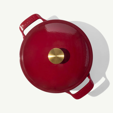 Round Enameled Cast Iron Dutch Oven