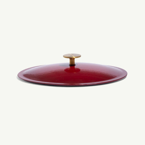 Oval Enameled Cast Iron Dutch Oven