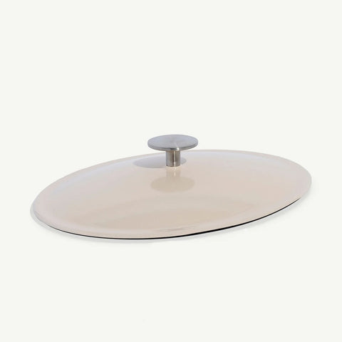Oval Enameled Cast Iron Dutch Oven