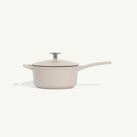 Enameled Cast Iron Saucepan