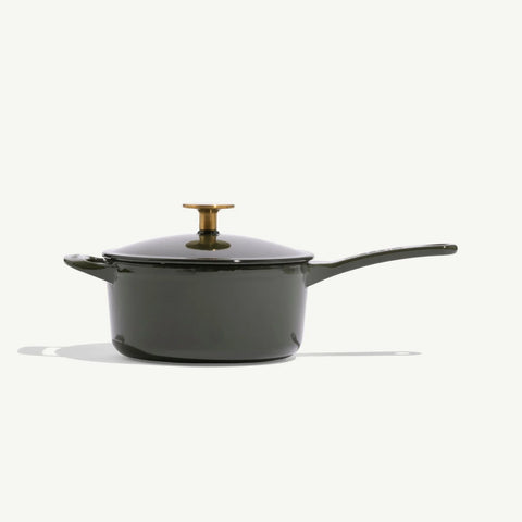 Enameled Cast Iron Saucepan
