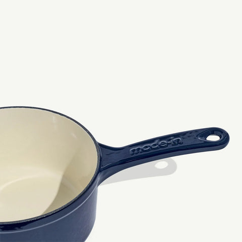 Enameled Cast Iron Saucepan