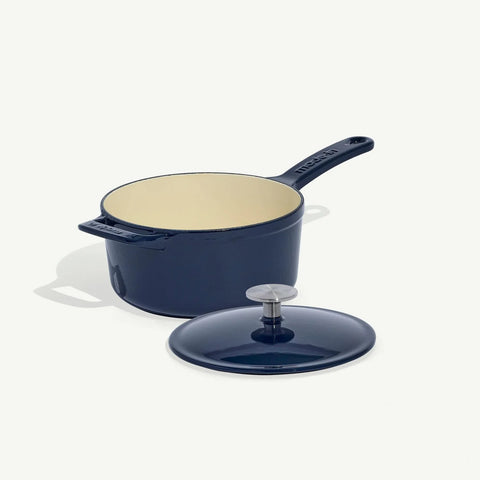 Enameled Cast Iron Saucepan