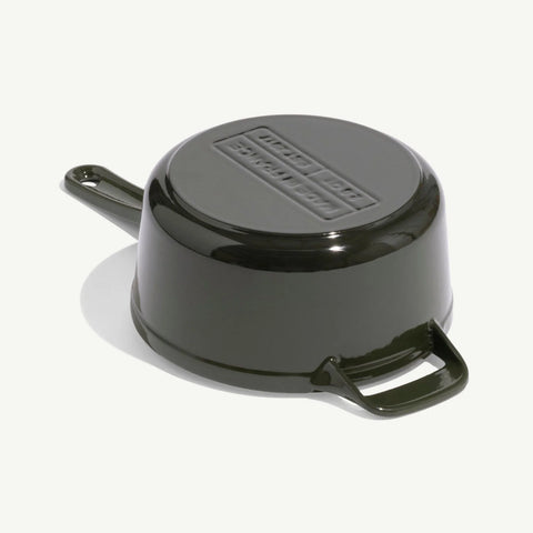 Enameled Cast Iron Saucepan