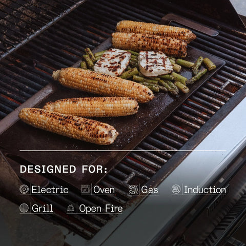 Carbon Steel Griddle Set