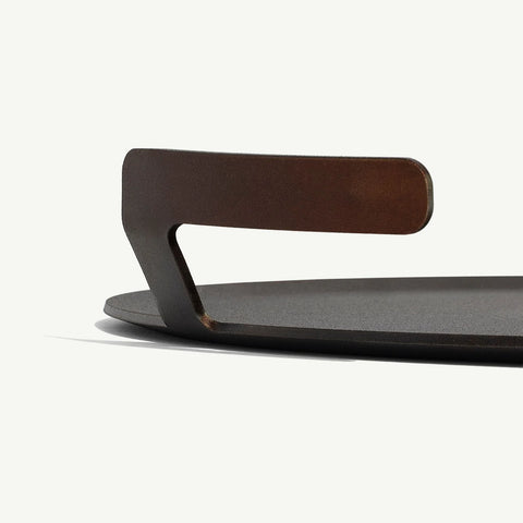 Round Carbon Steel Griddle Set