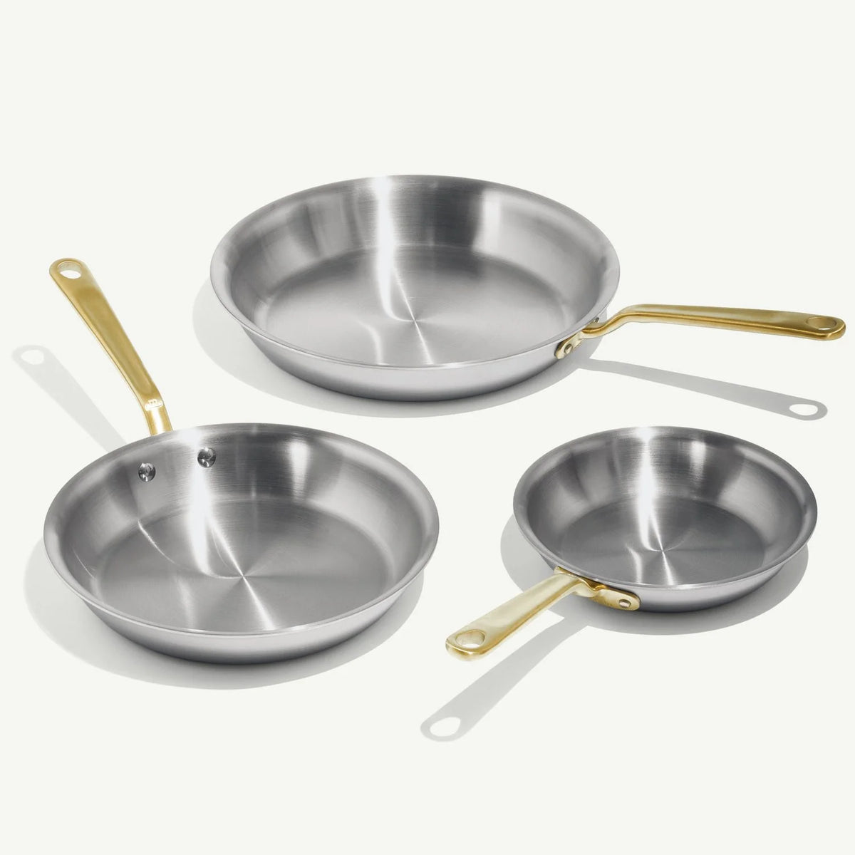 Stainless Clad Frying Pan Set