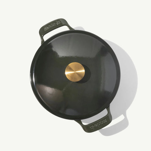 Round Enameled Cast Iron Dutch Oven
