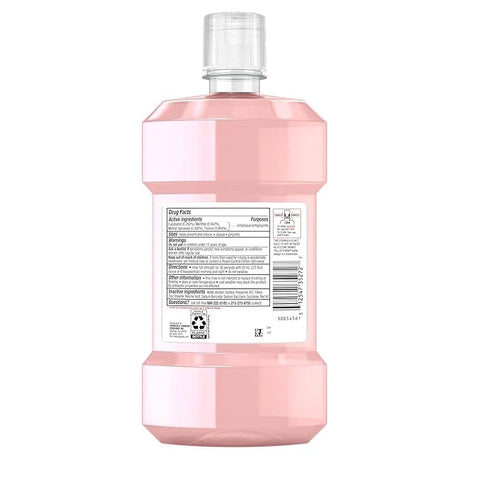 Listerine Clinical Solutions Gum Health Mouthwash, ICY Mint | Antiseptic | 500 mL | Pack of 2 | Prevents Buildup